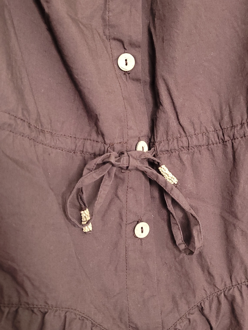 FREE PEOPLE Women's A Sight For Sore Eyes Brown Romper MEDIUM - Picture 9 of 12